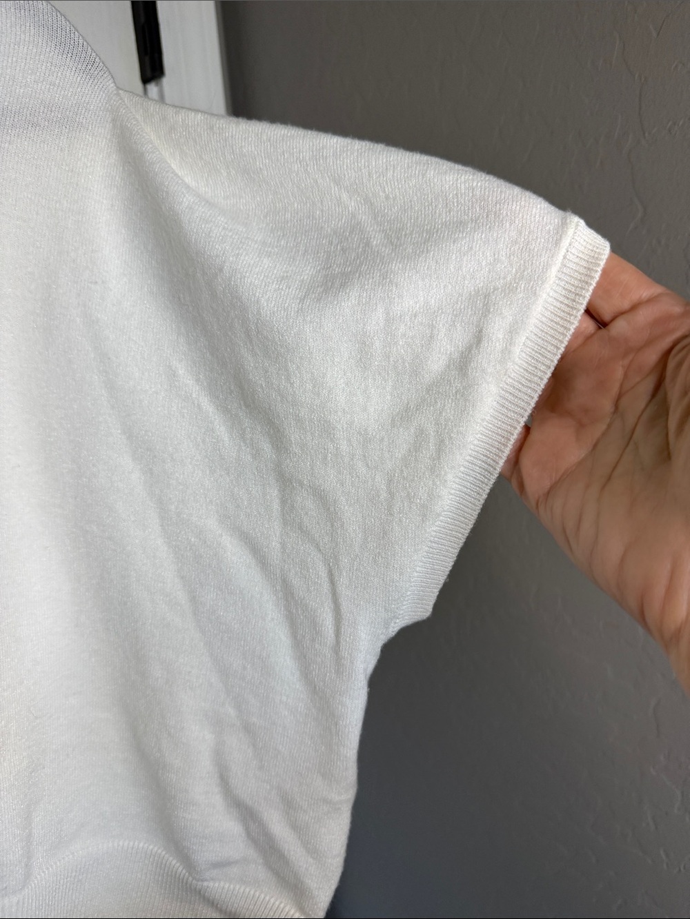 Splendid White Short-Sleeve Crew Pullover - Picture 6 of 7